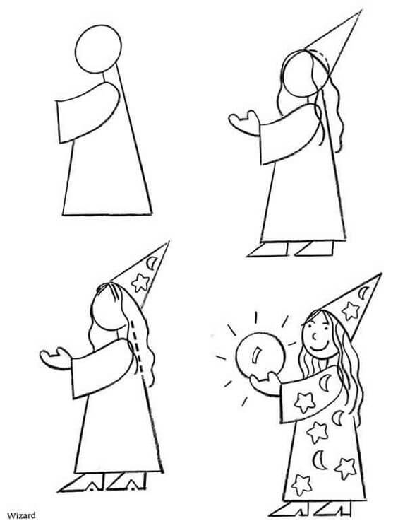 Wizard idea (9) Drawing Ideas