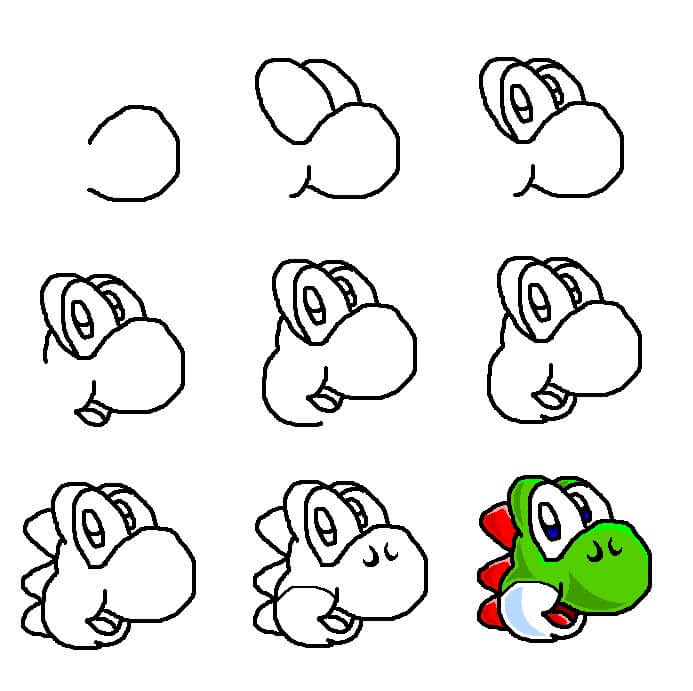 Yoshi Drawing Ideas