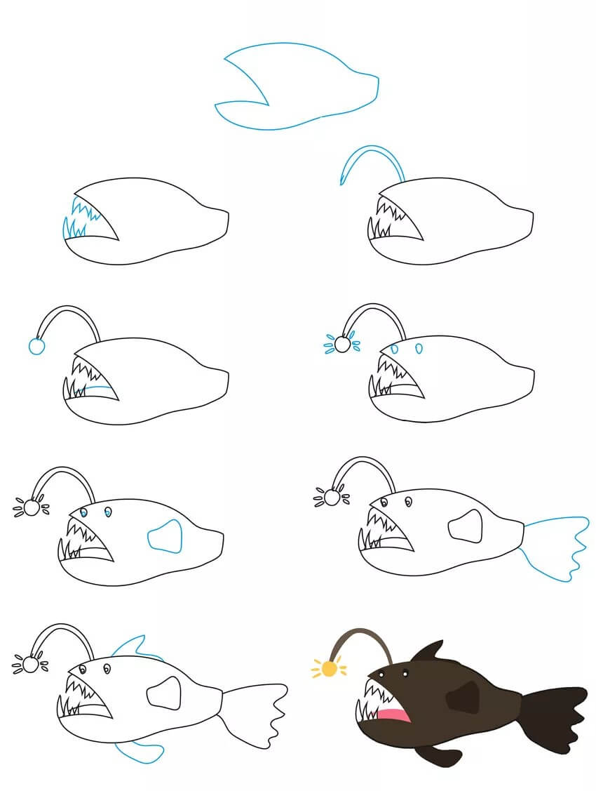 Anglerfish idea (2) Drawing Ideas