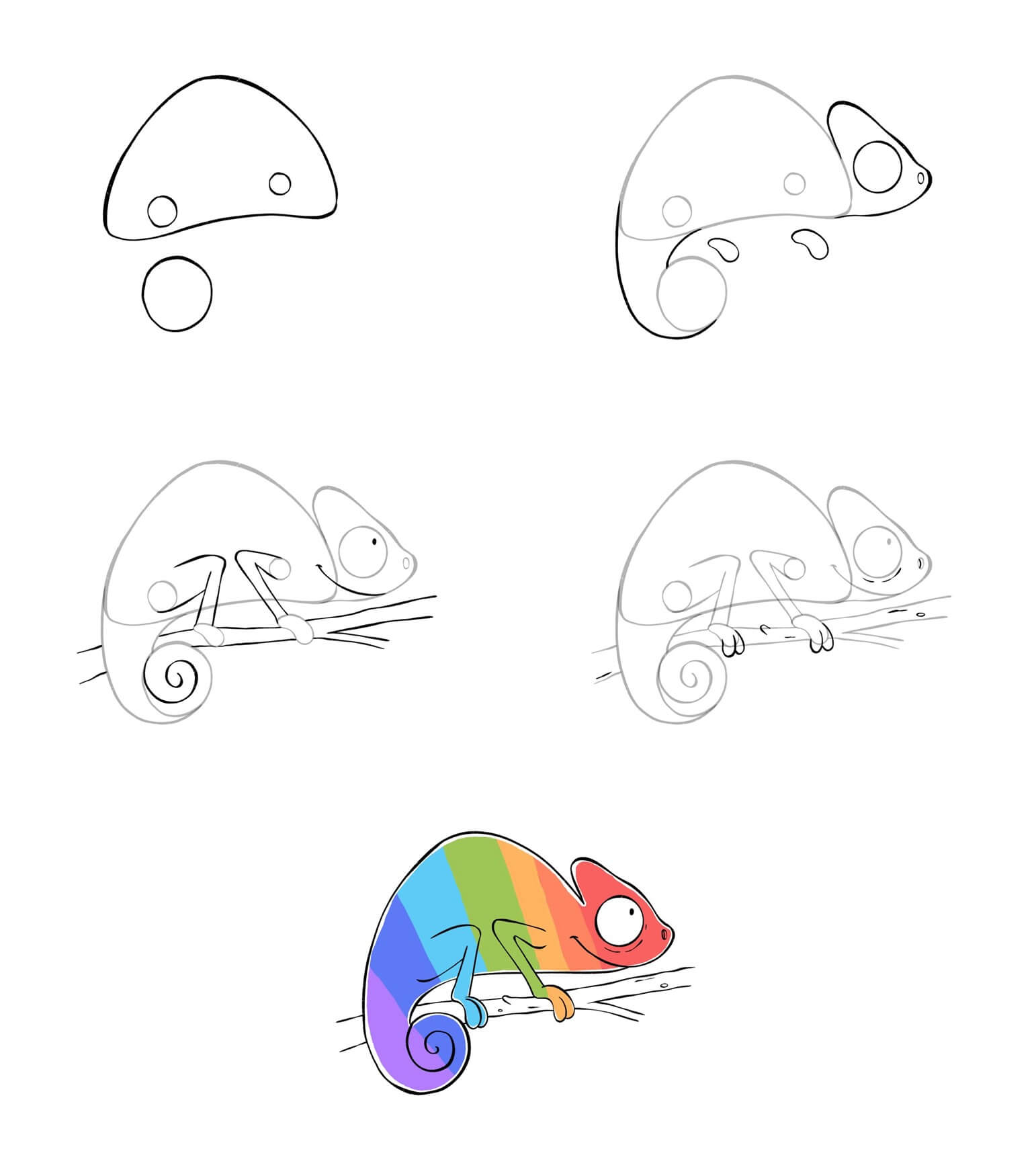 Chameleon idea (16) Drawing Ideas