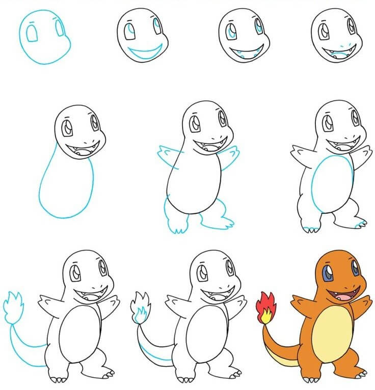 Charmander idea (1) Drawing Ideas