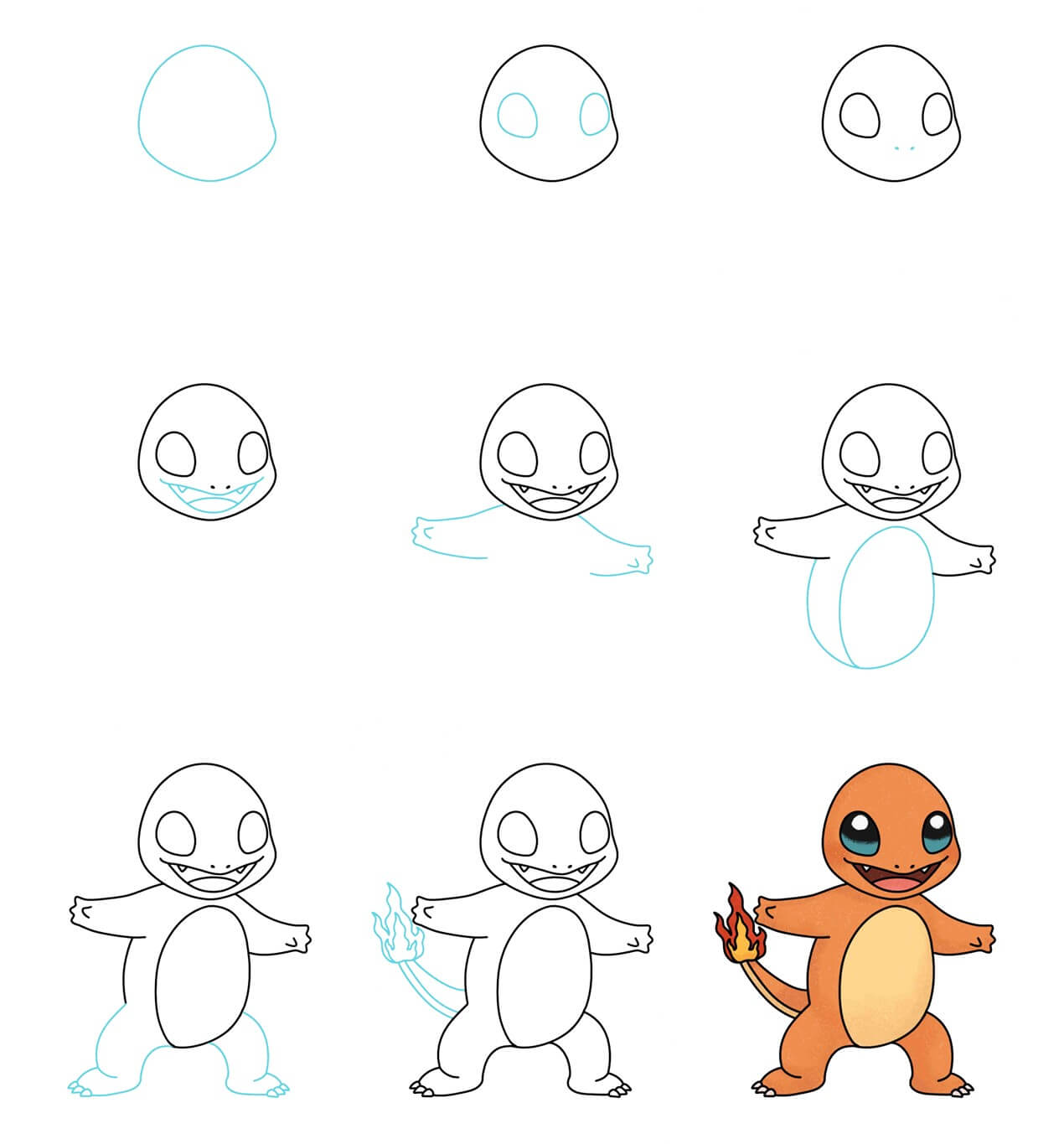 Charmander Drawing Ideas