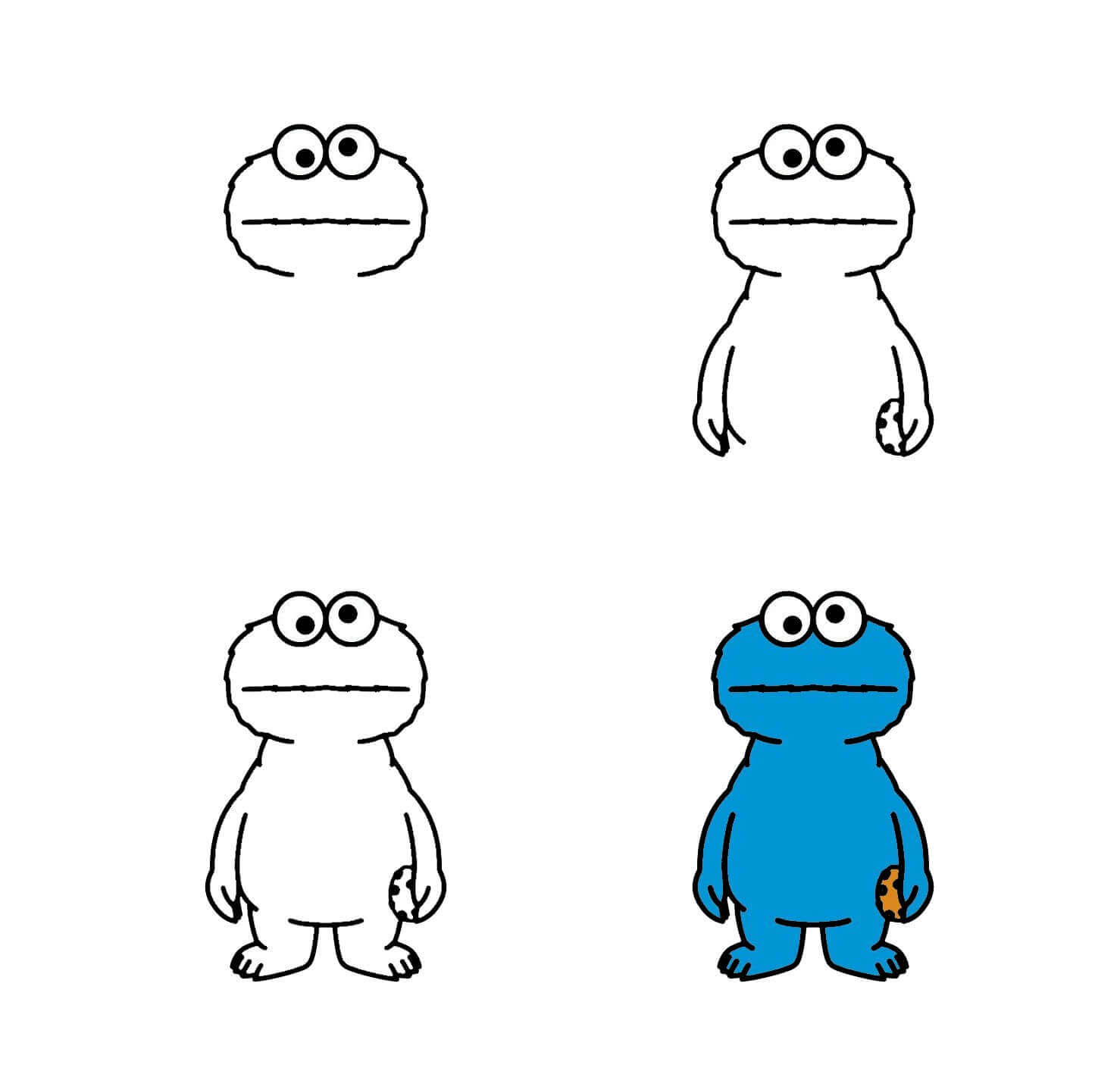 Cookie Monster idea (8) Drawing Ideas