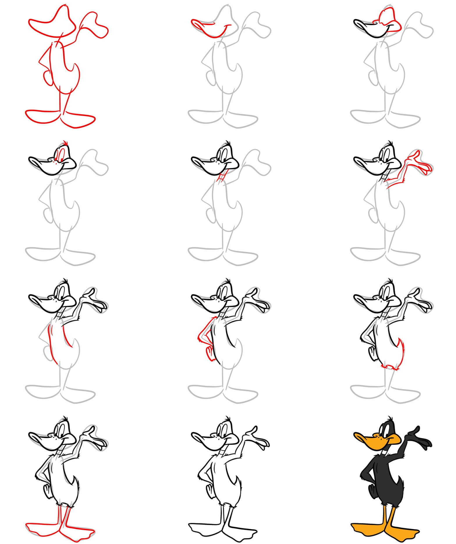 Daffy Duck idea (4) Drawing Ideas