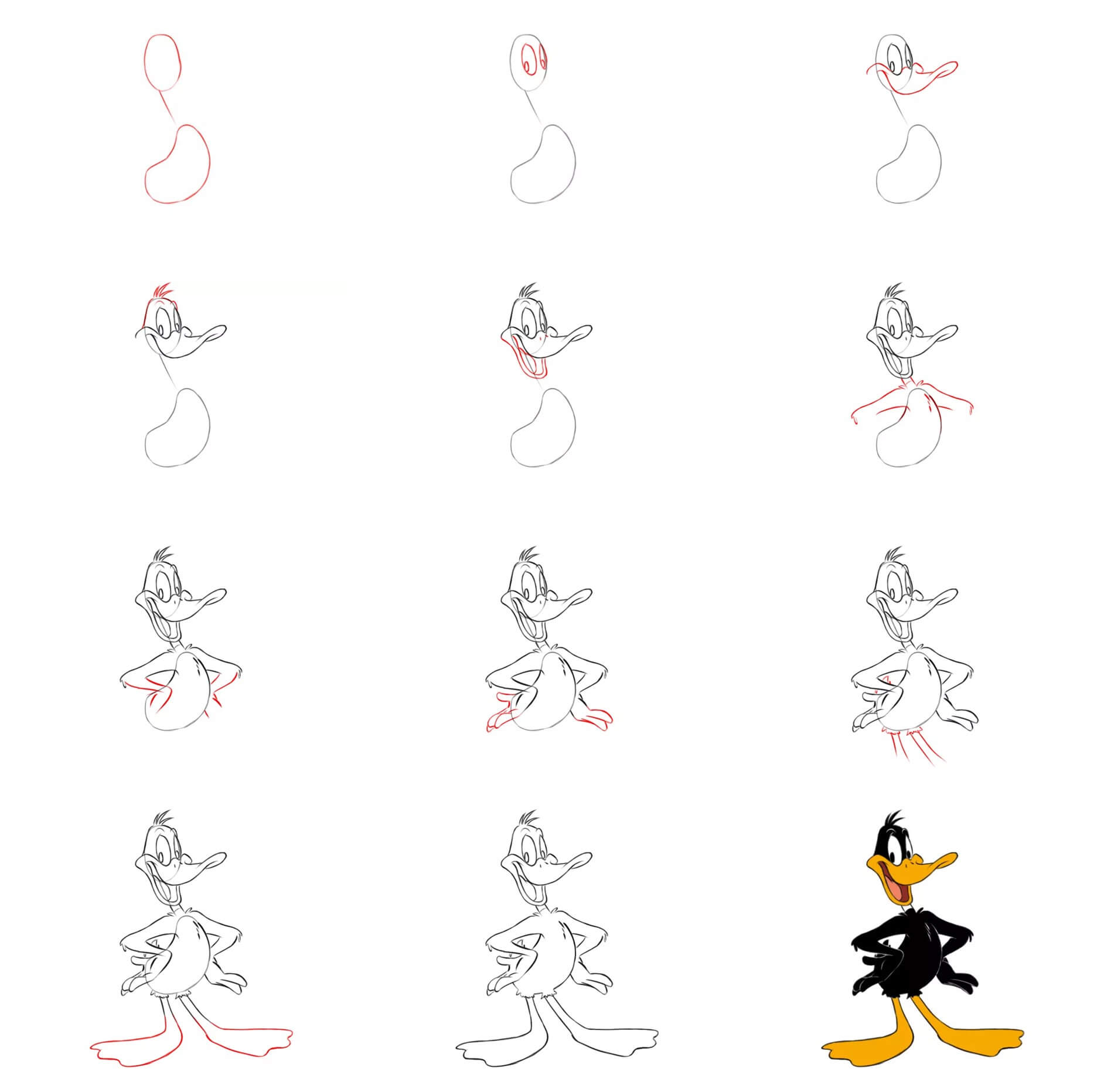 Daffy Duck idea (5) Drawing Ideas