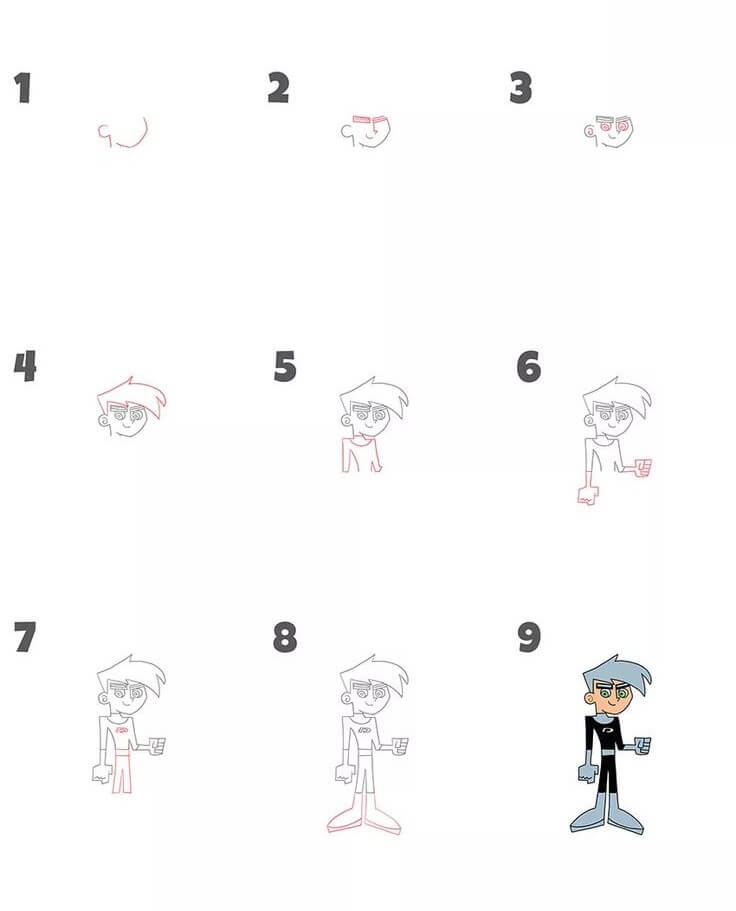 Danny Phantom idea (1) Drawing Ideas