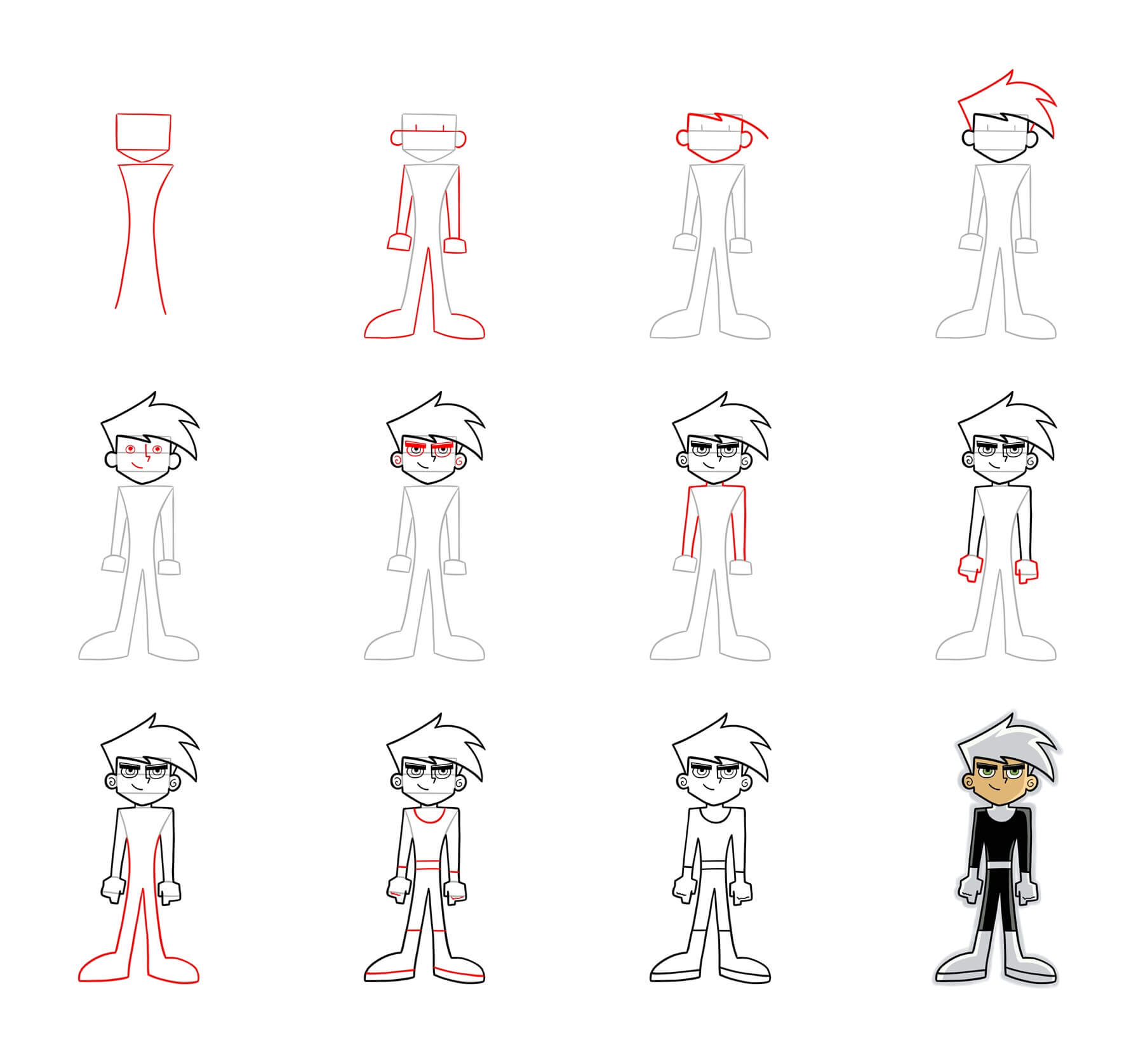 Danny Phantom idea (2) Drawing Ideas