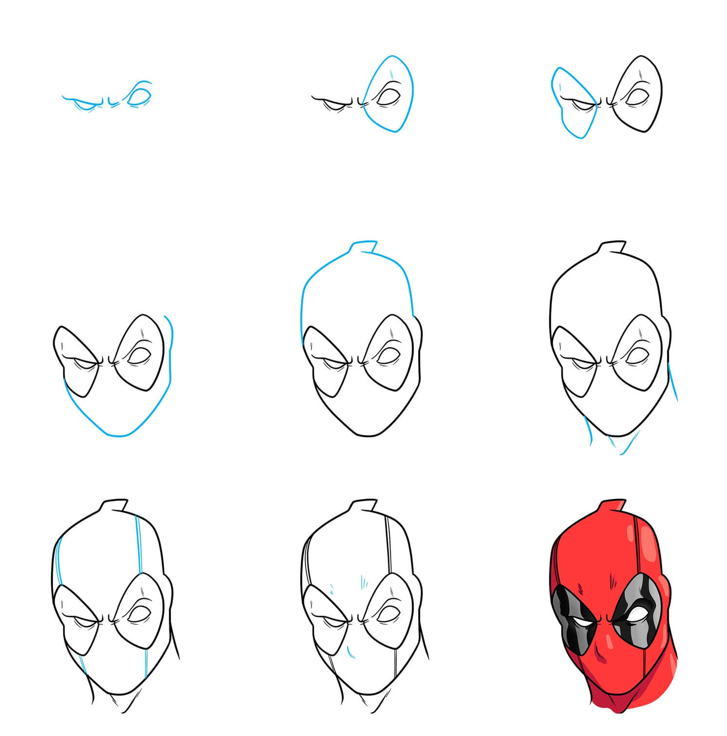 Deadpool Drawing Ideas