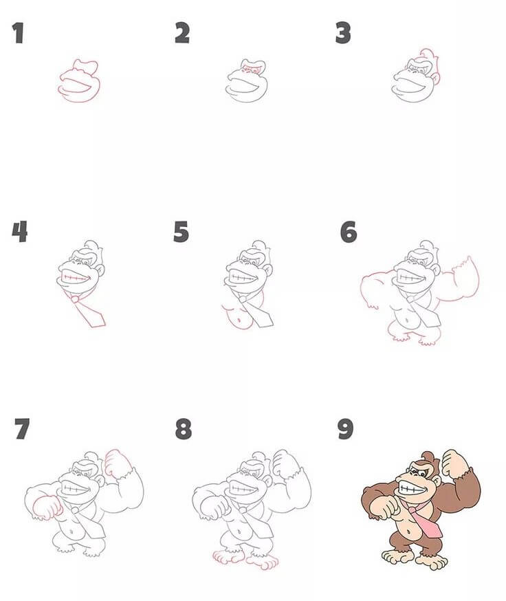 Donkey Kong idea (6) Drawing Ideas