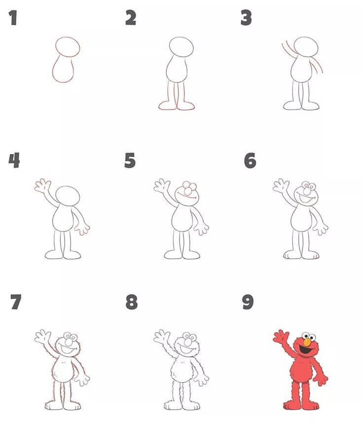 Elmo idea (1) Drawing Ideas