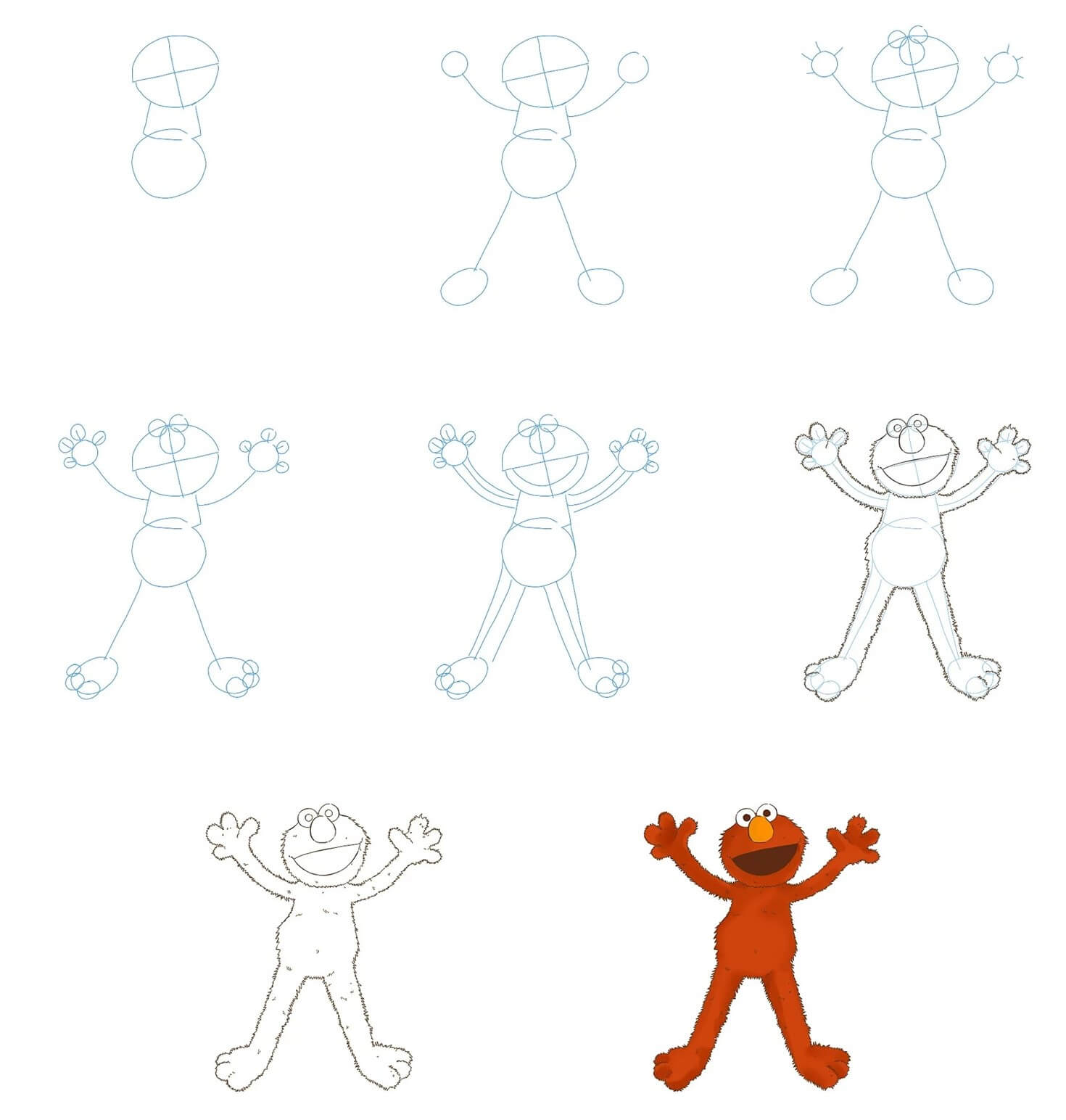 Elmo idea (12) Drawing Ideas