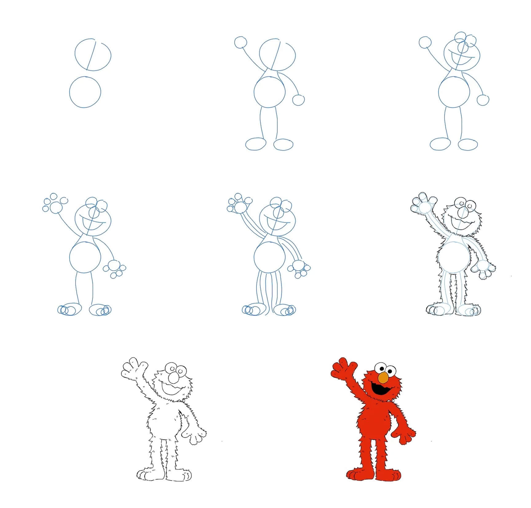 Elmo idea (4) Drawing Ideas