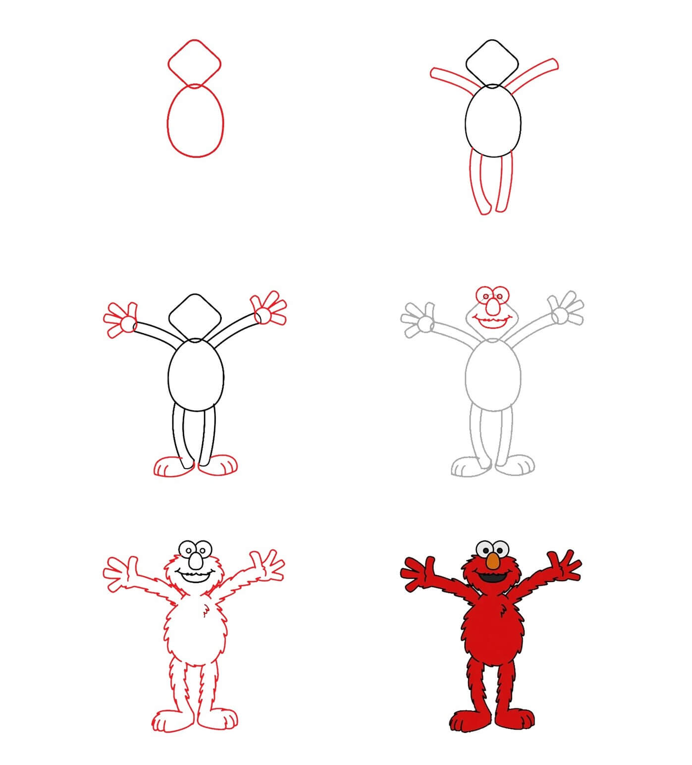 Elmo idea (5) Drawing Ideas