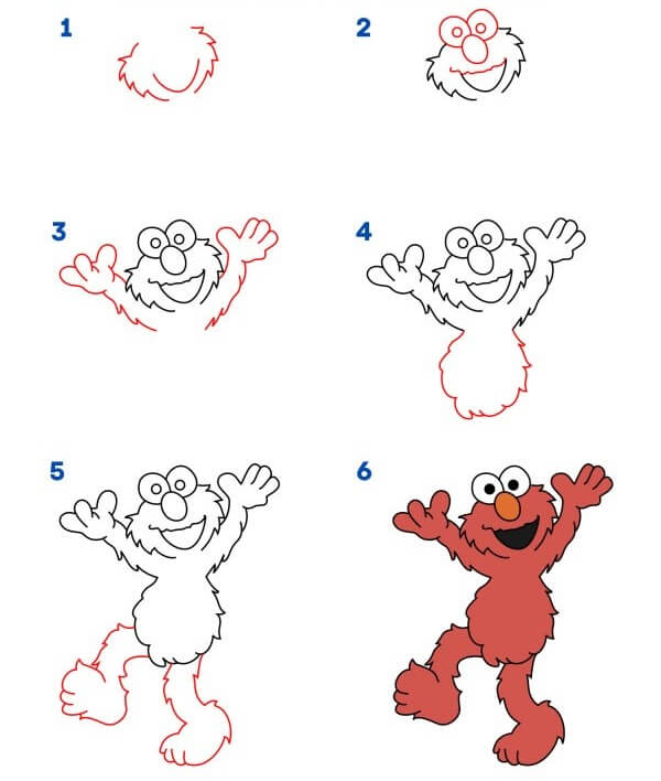 Elmo idea (6) Drawing Ideas