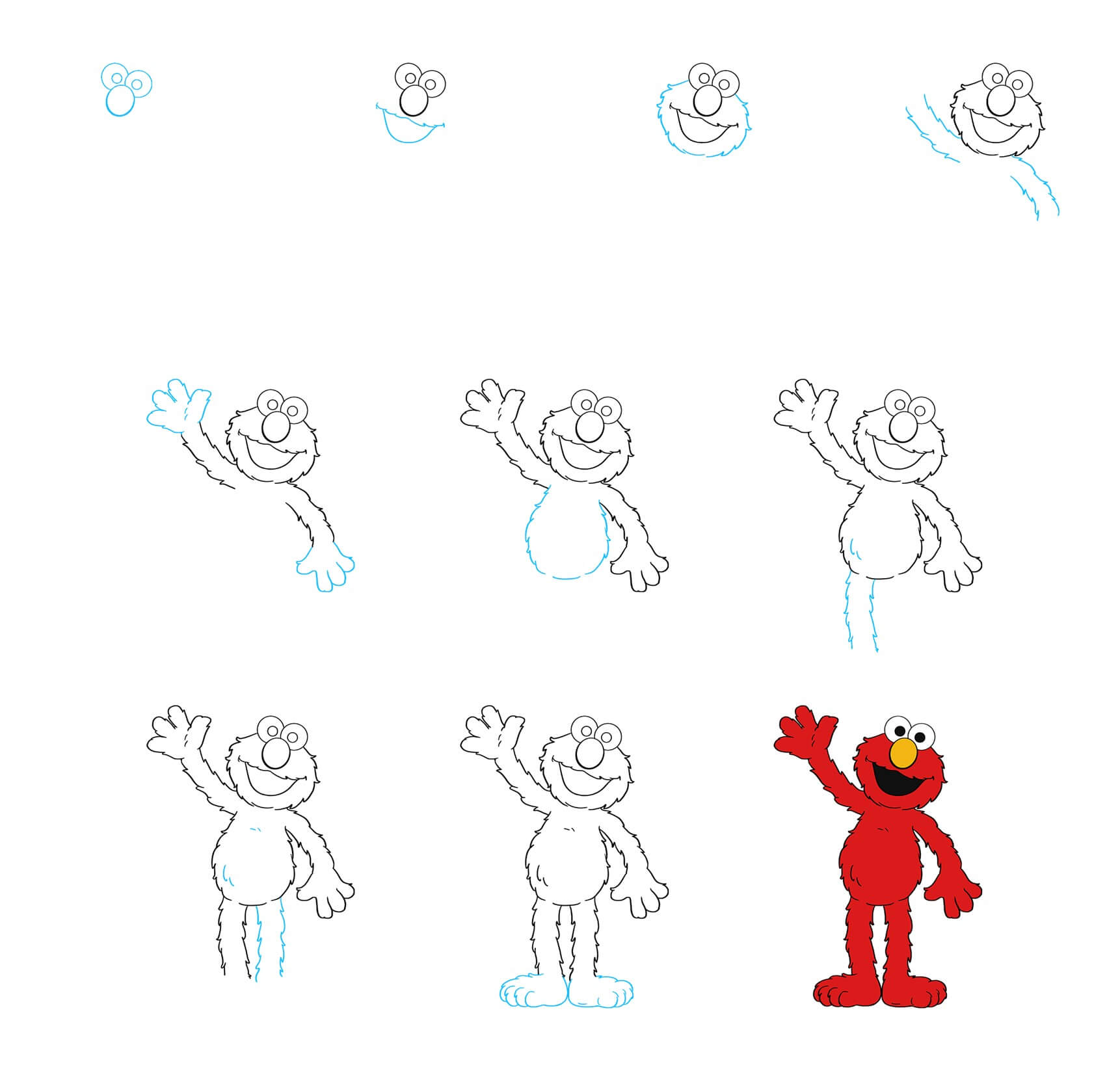 Elmo idea (9) Drawing Ideas