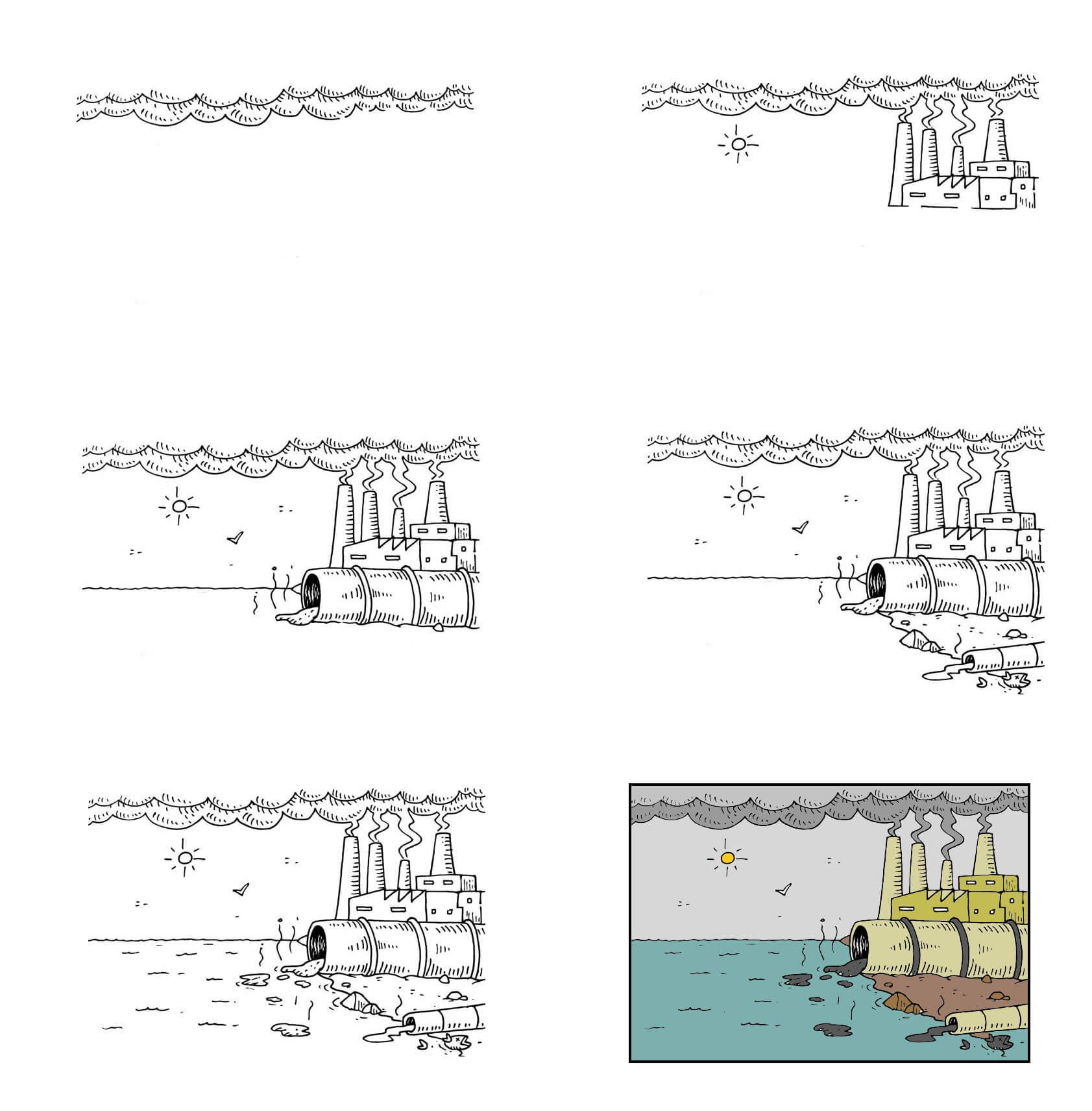 Environment Pollution (3) Drawing Ideas