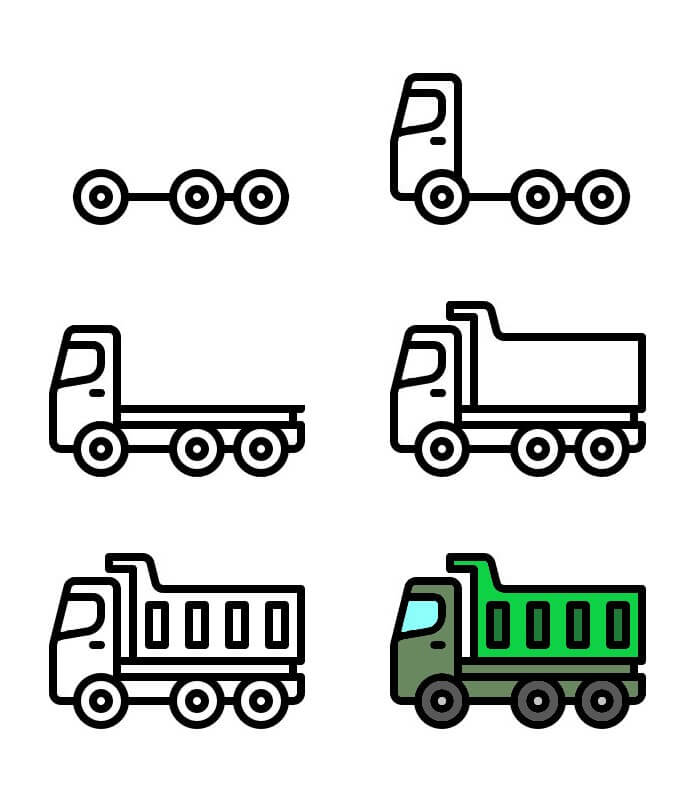 Garbage Truck idea (2) Drawing Ideas