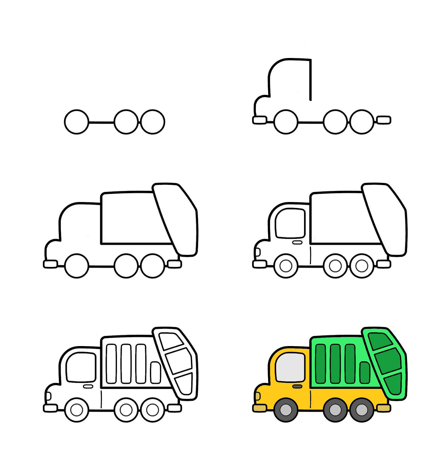 Garbage Truck idea (6) Drawing Ideas