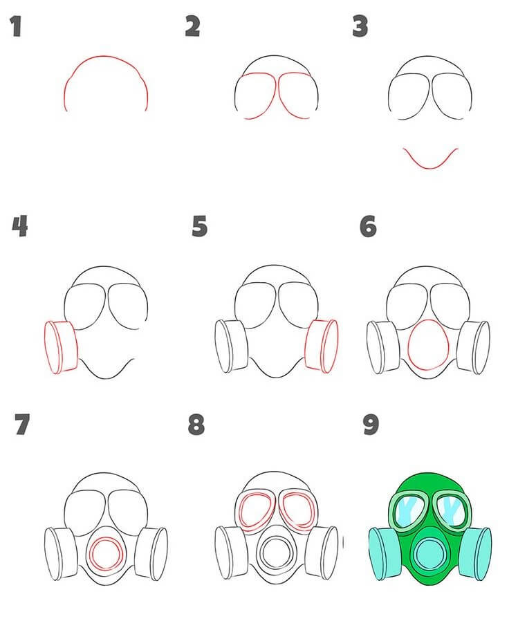 Gas Mask idea (4) Drawing Ideas