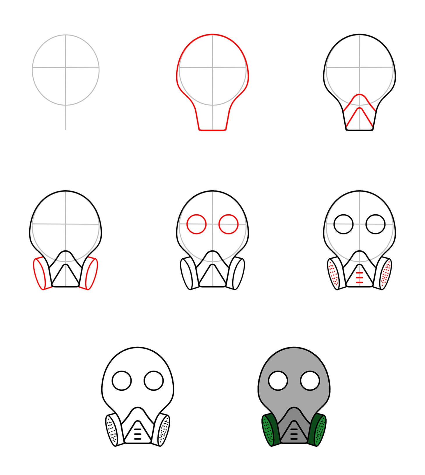 Gas Mask idea (6) Drawing Ideas