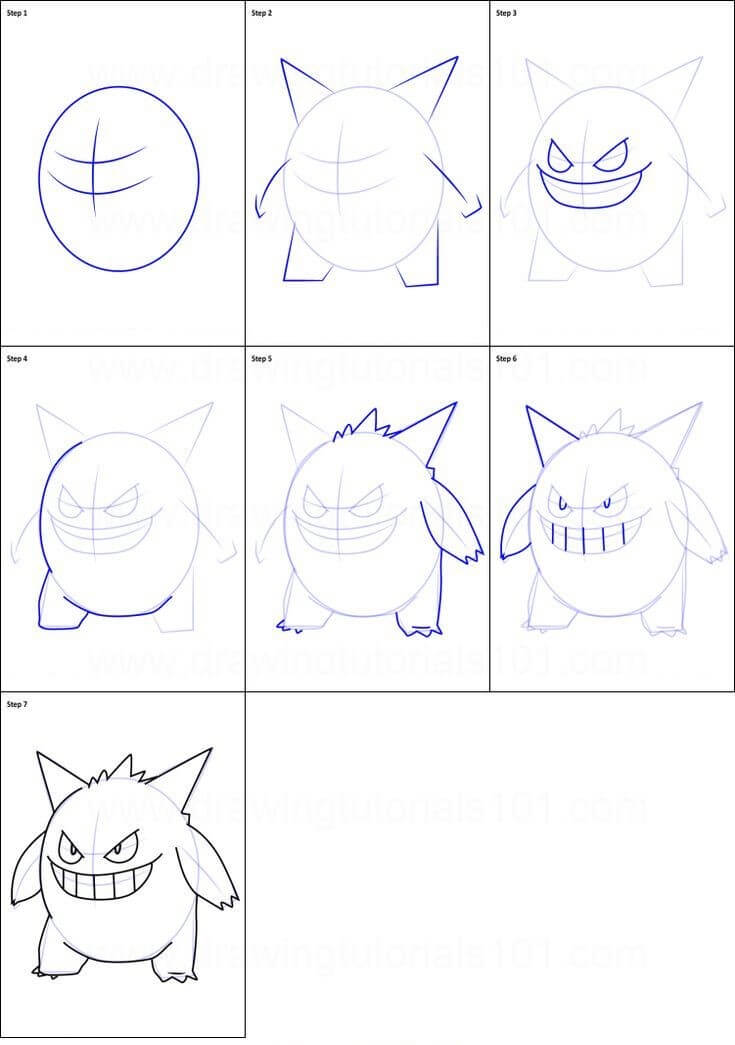 Gengar idea (1) Drawing Ideas