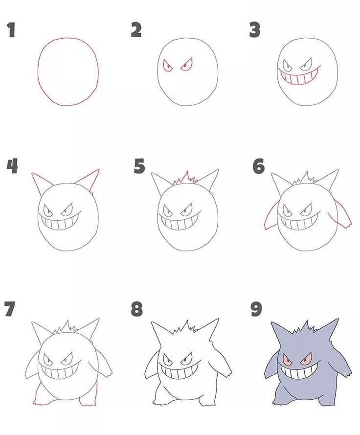 Gengar idea (2) Drawing Ideas