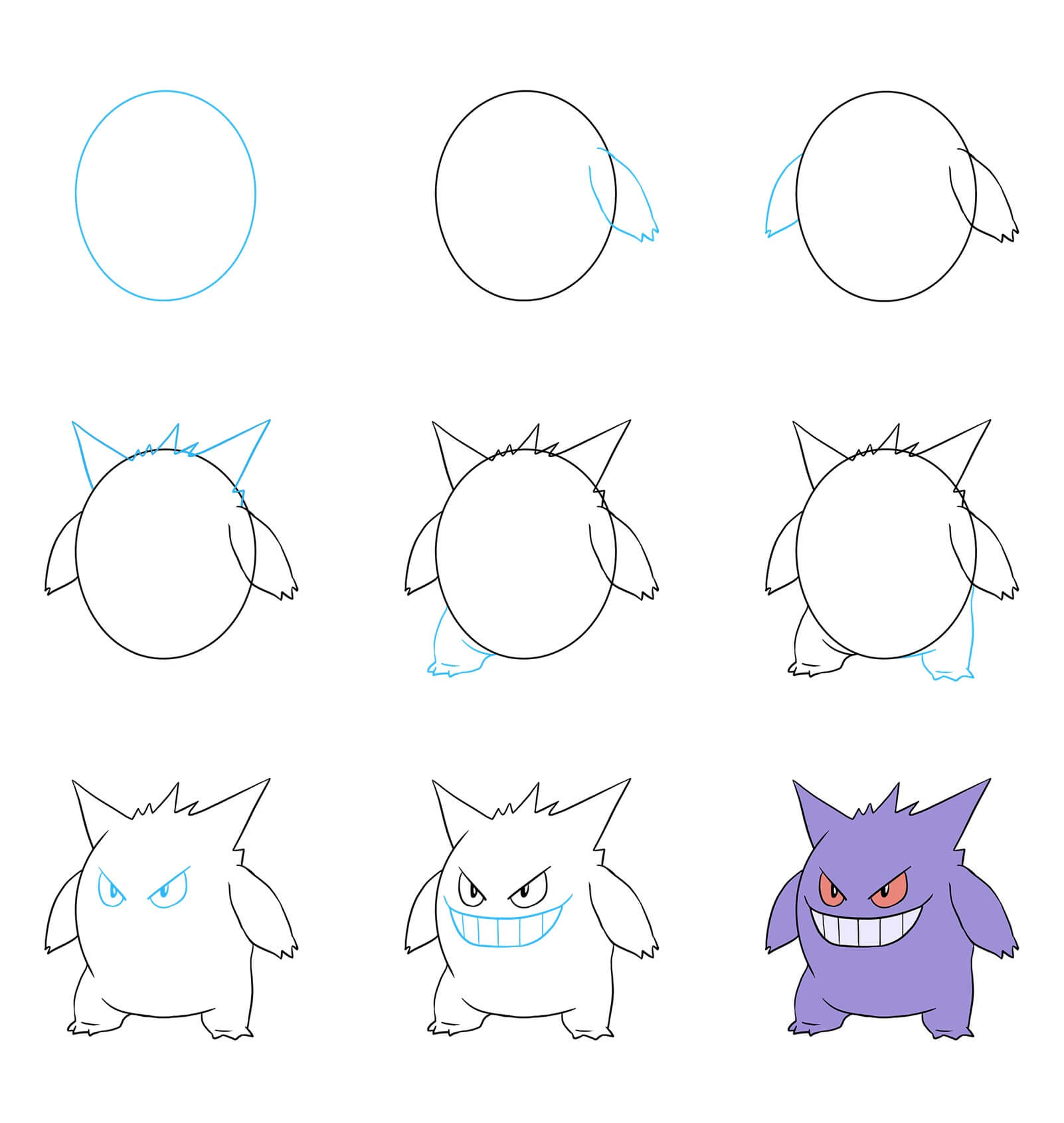 Gengar idea (8) Drawing Ideas