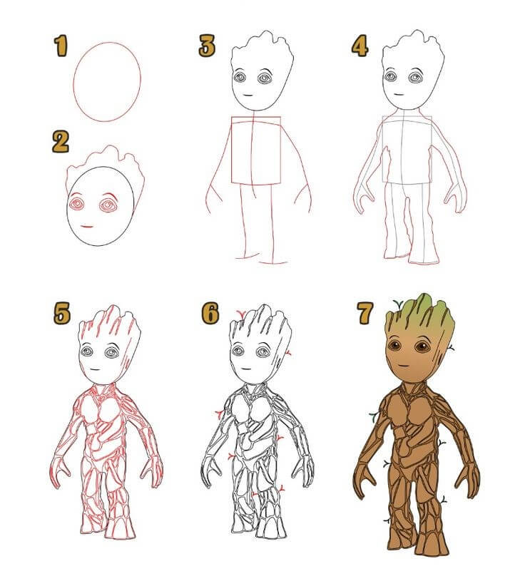 Groot idea (1) Drawing Ideas