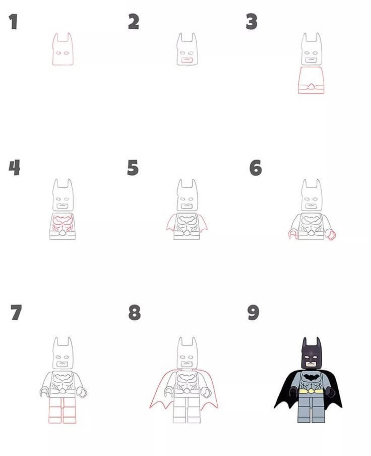 Lego Batman (2) Drawing Ideas