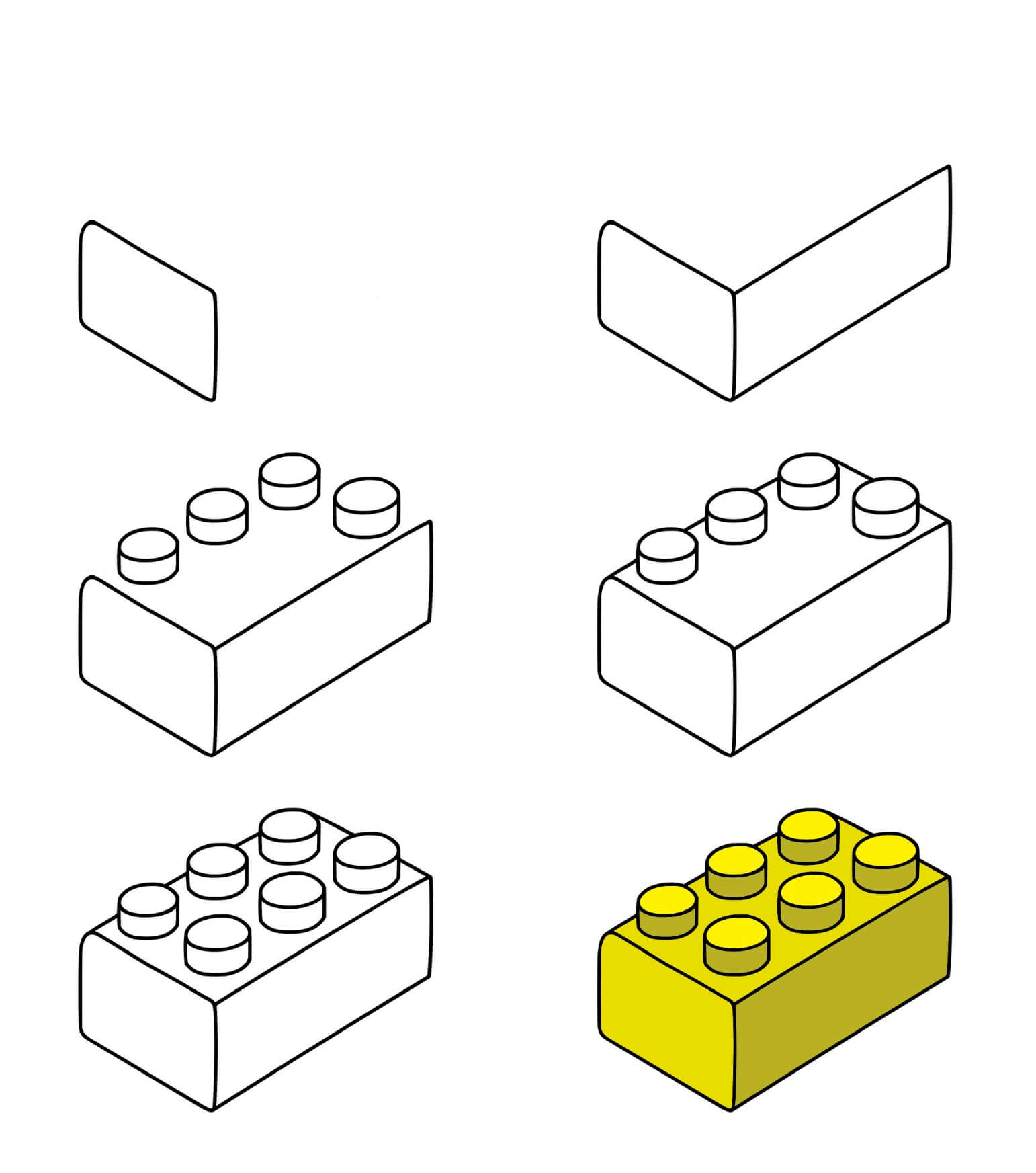 Lego blocks (3) Drawing Ideas