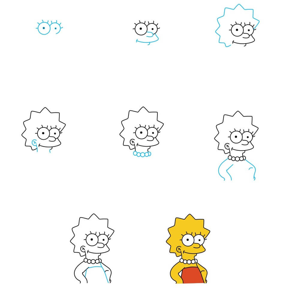 Lisa Simpson idea (1) Drawing Ideas