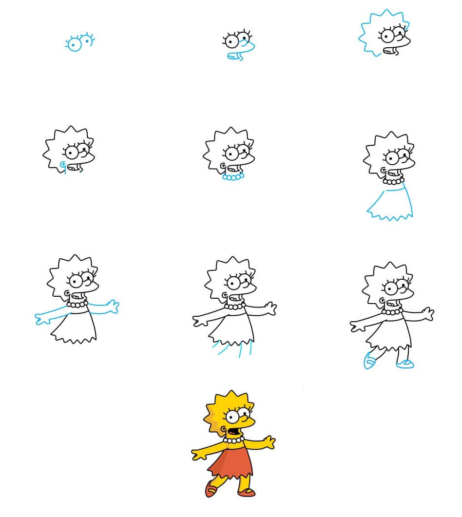 Lisa Simpson idea (11) Drawing Ideas