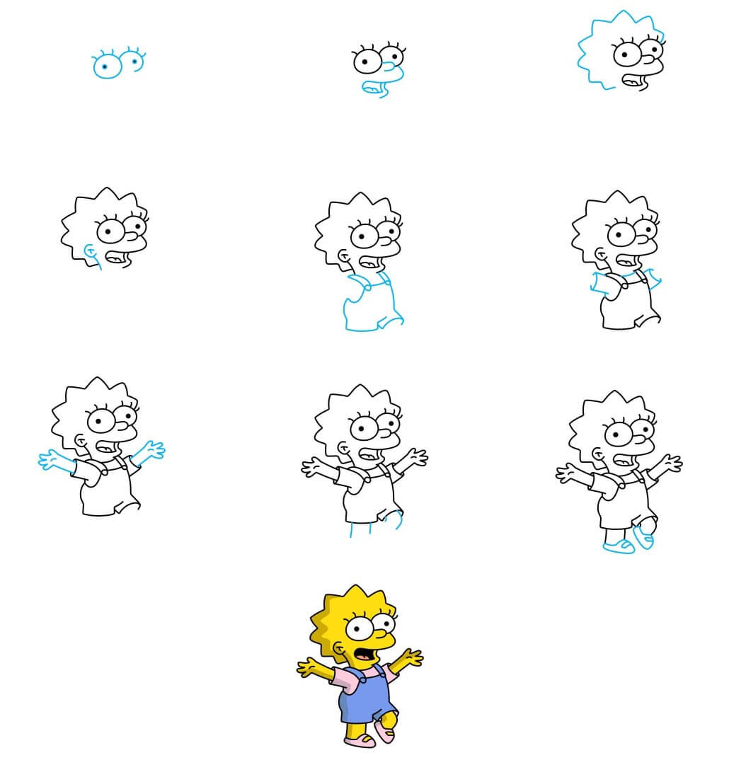 Lisa Simpson idea (12) Drawing Ideas