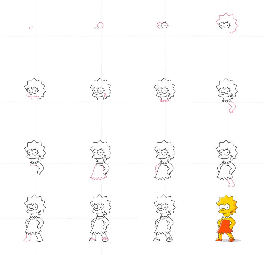 Lisa Simpson idea (2) Drawing Ideas