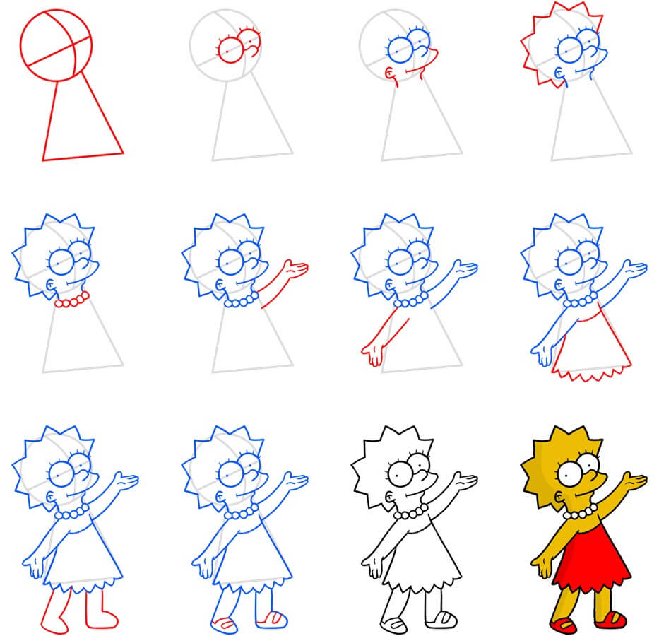 Lisa Simpson idea (3) Drawing Ideas