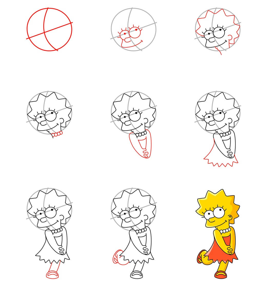 Lisa Simpson idea (4) Drawing Ideas