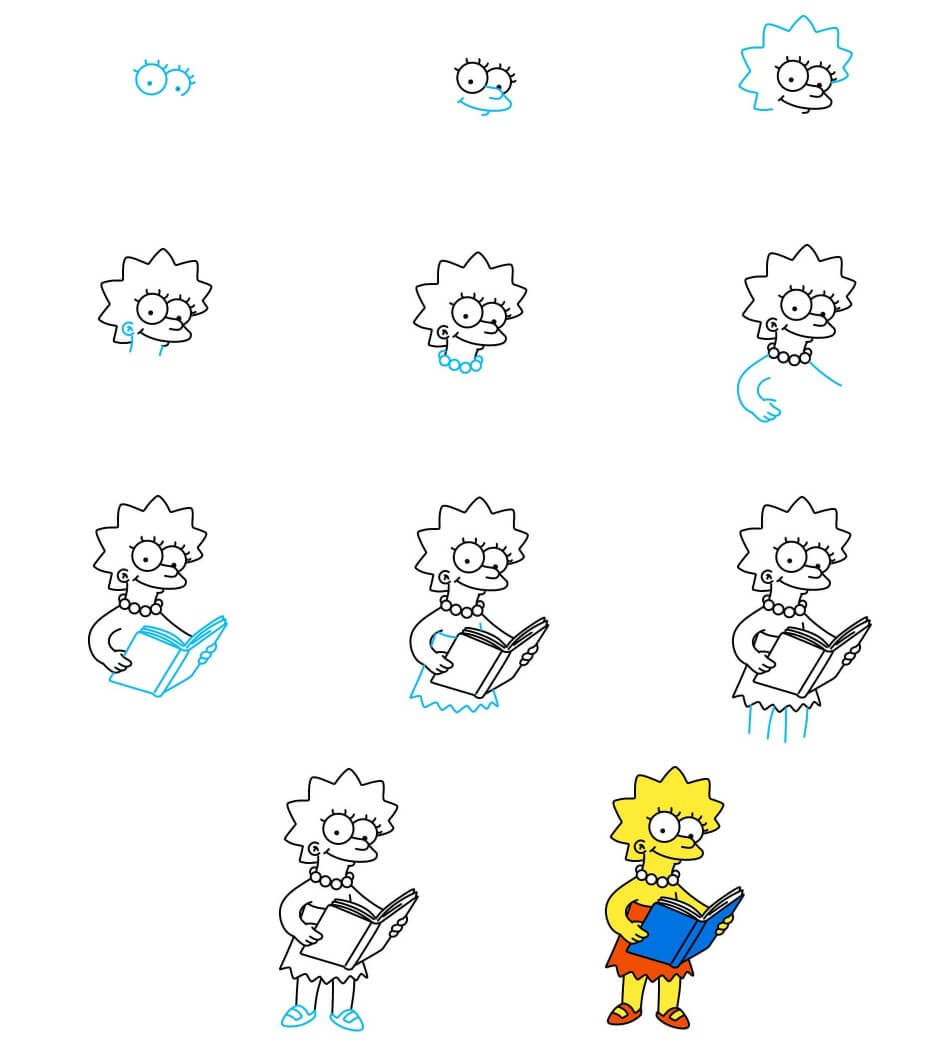 Lisa Simpson idea (8) Drawing Ideas