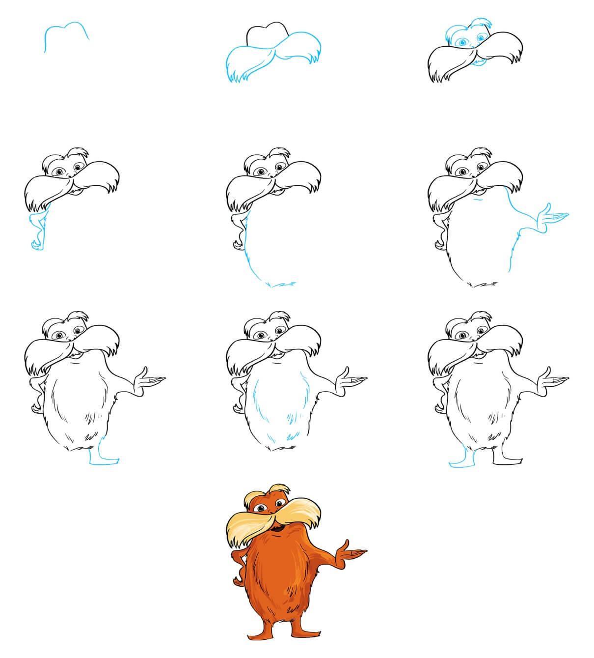 Lorax idea (1) Drawing Ideas