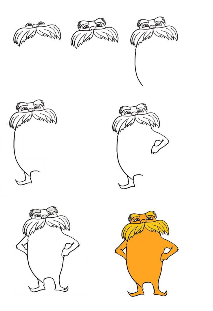 Lorax idea (3) Drawing Ideas