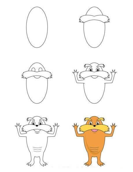 Lorax idea (5) Drawing Ideas