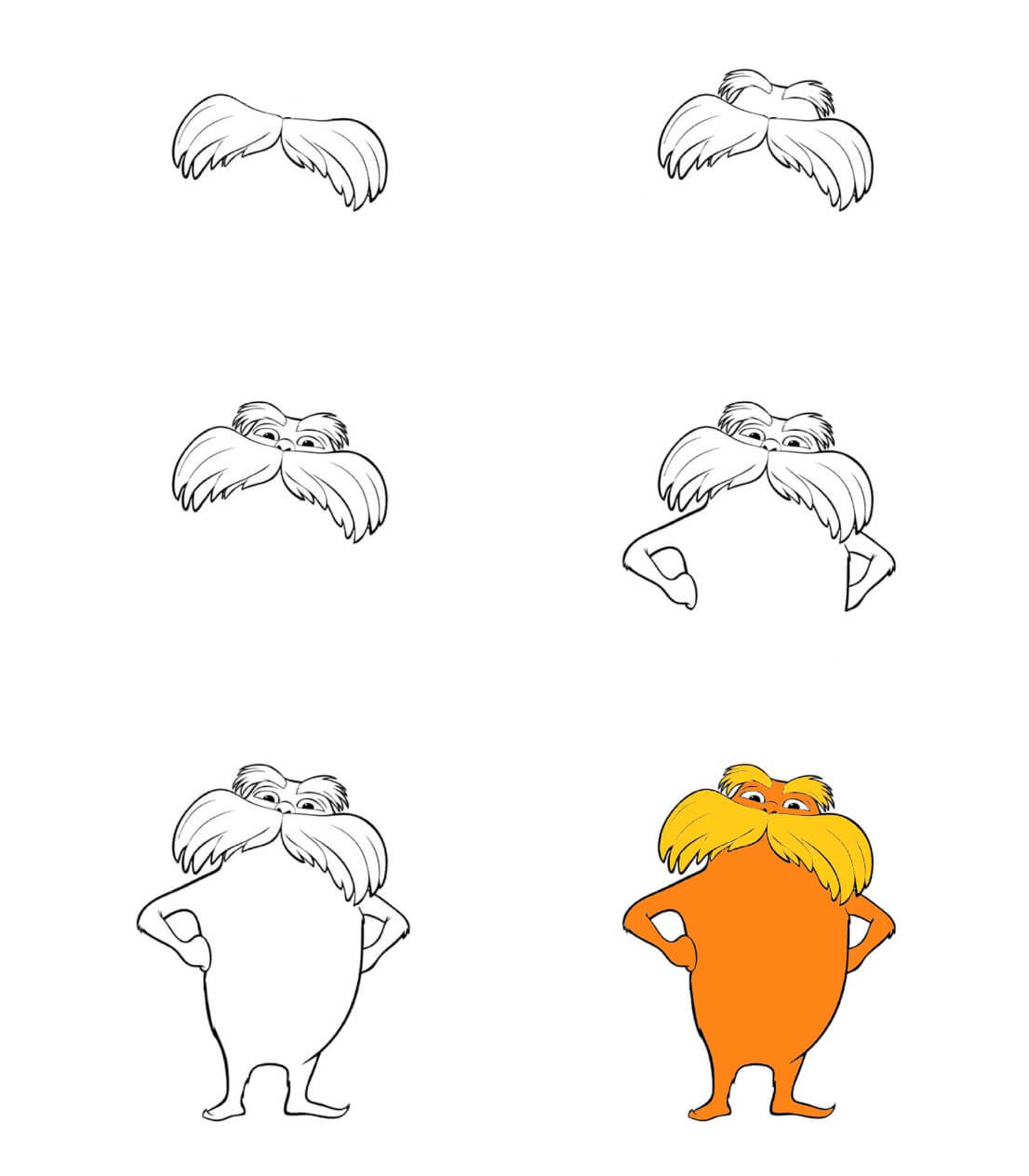 Lorax idea (8) Drawing Ideas