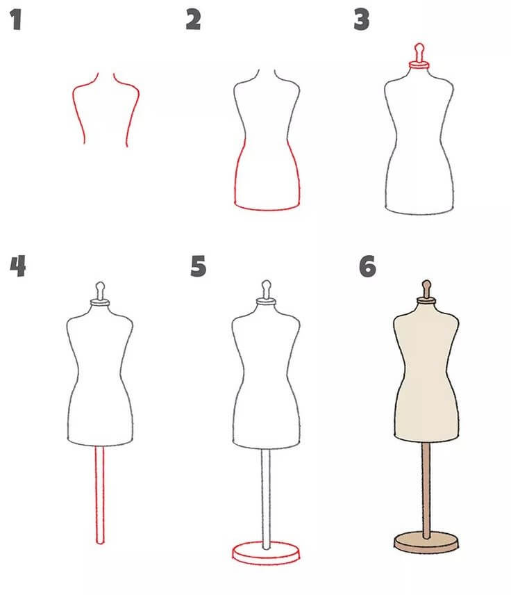 Mannequin idea (7) Drawing Ideas