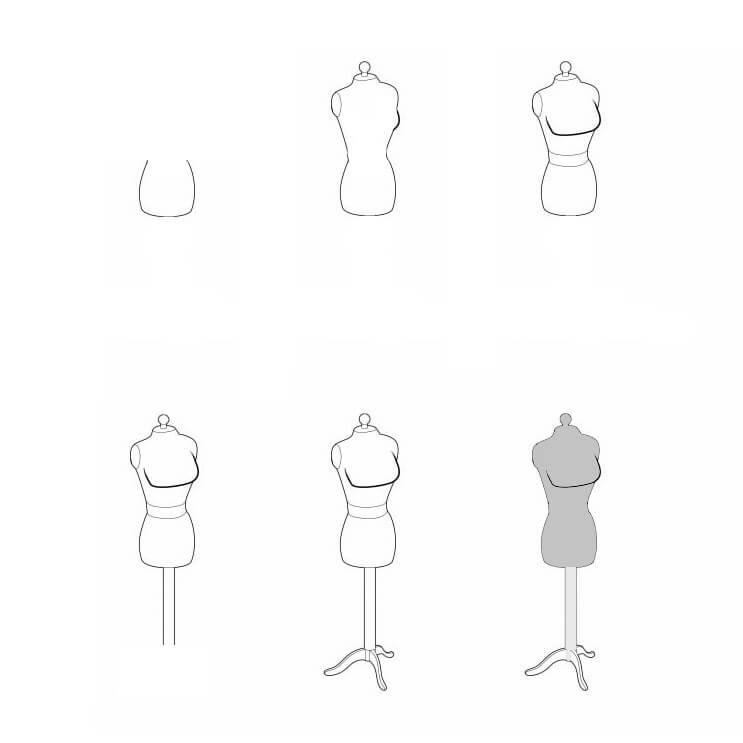 Mannequin idea (9) Drawing Ideas