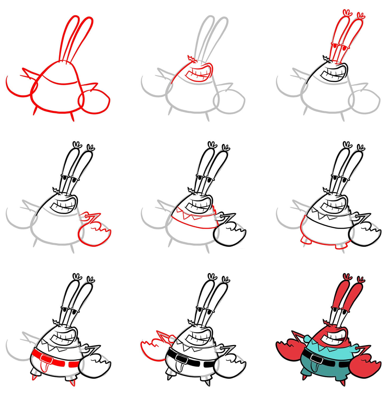 Mr. Krabs idea (1) Drawing Ideas