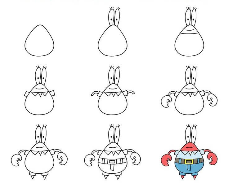 Mr. Krabs idea (3) Drawing Ideas