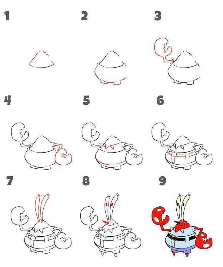 Mr. Krabs idea (4) Drawing Ideas