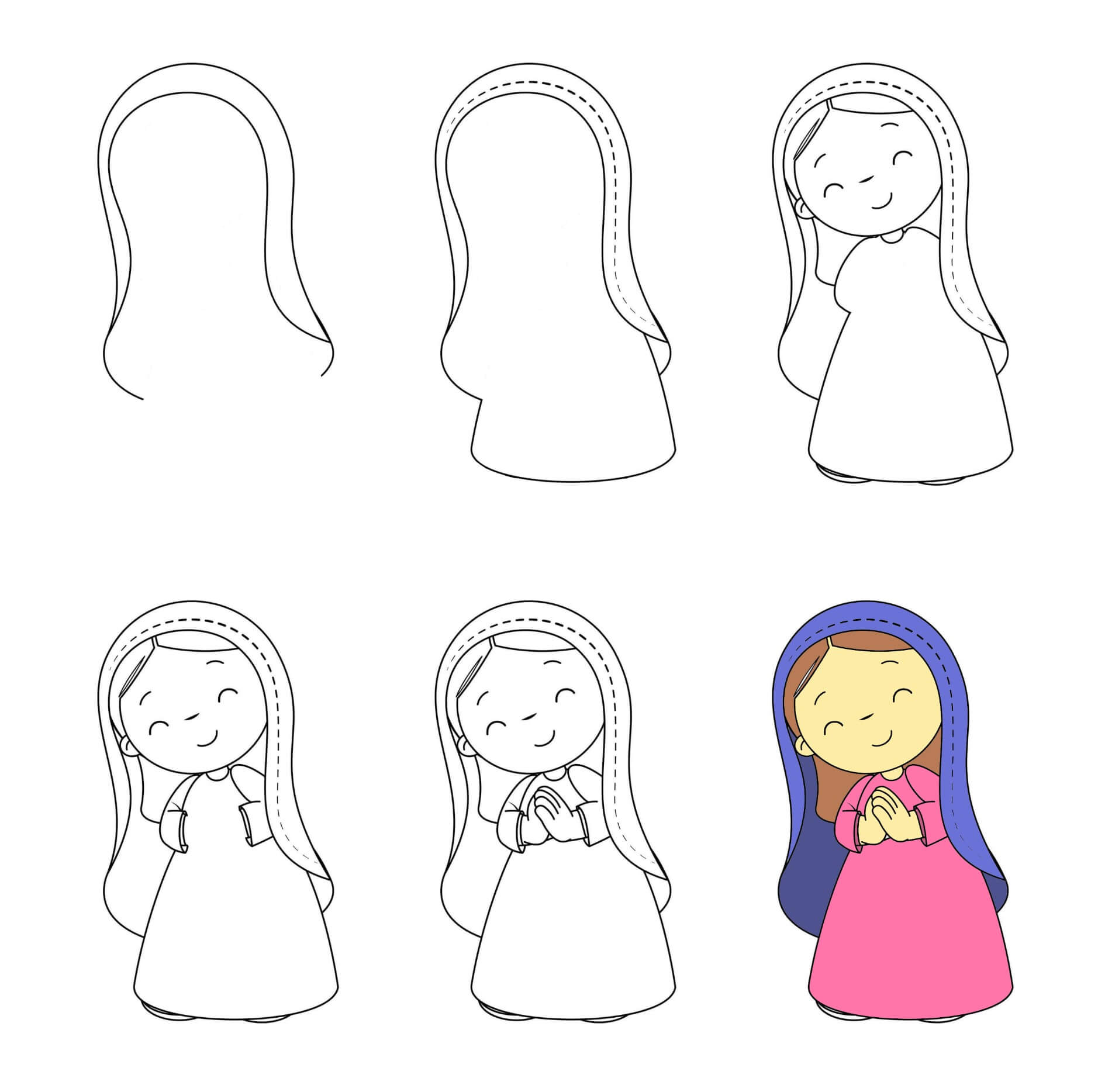 Our Lady of Guadalupe Drawing Ideas