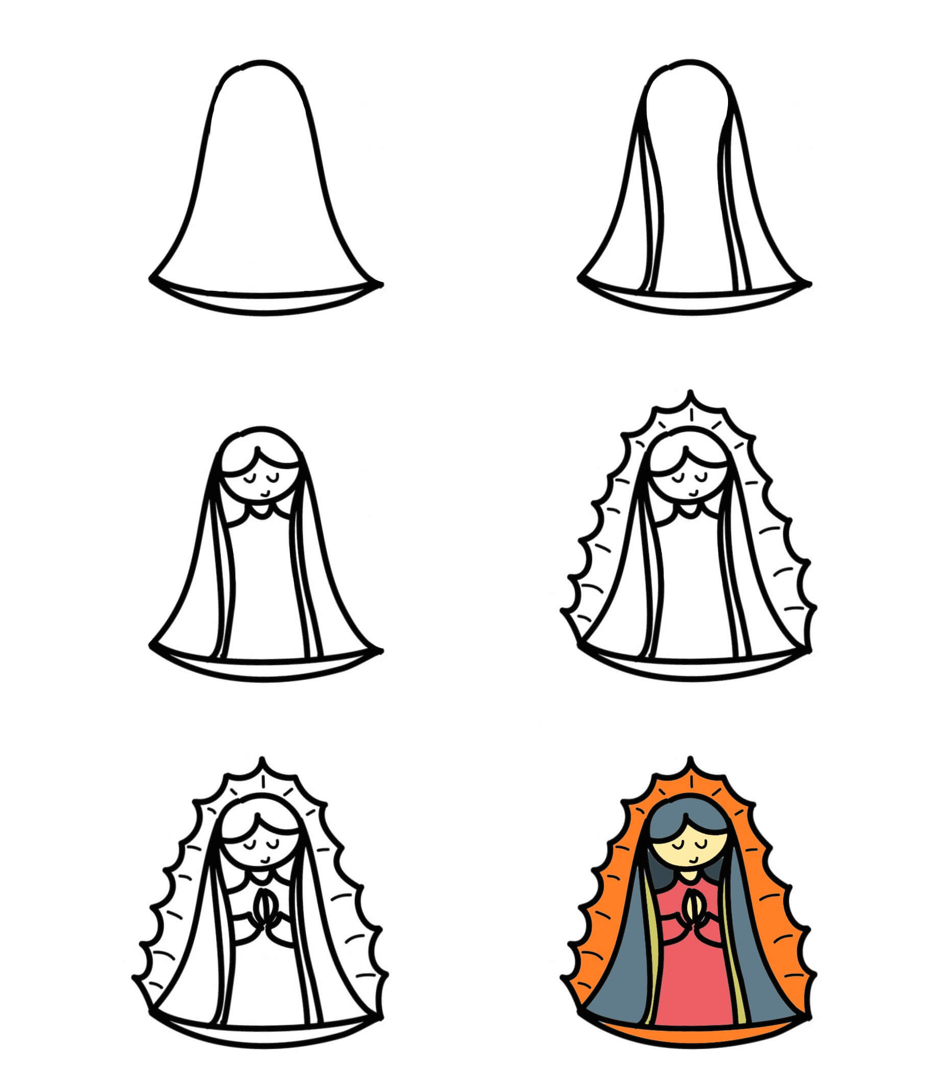 Our Lady of Guadalupe (5) Drawing Ideas