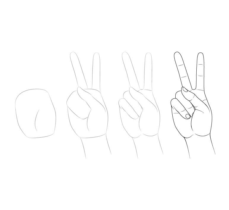 Peace Sign (1) Drawing Ideas