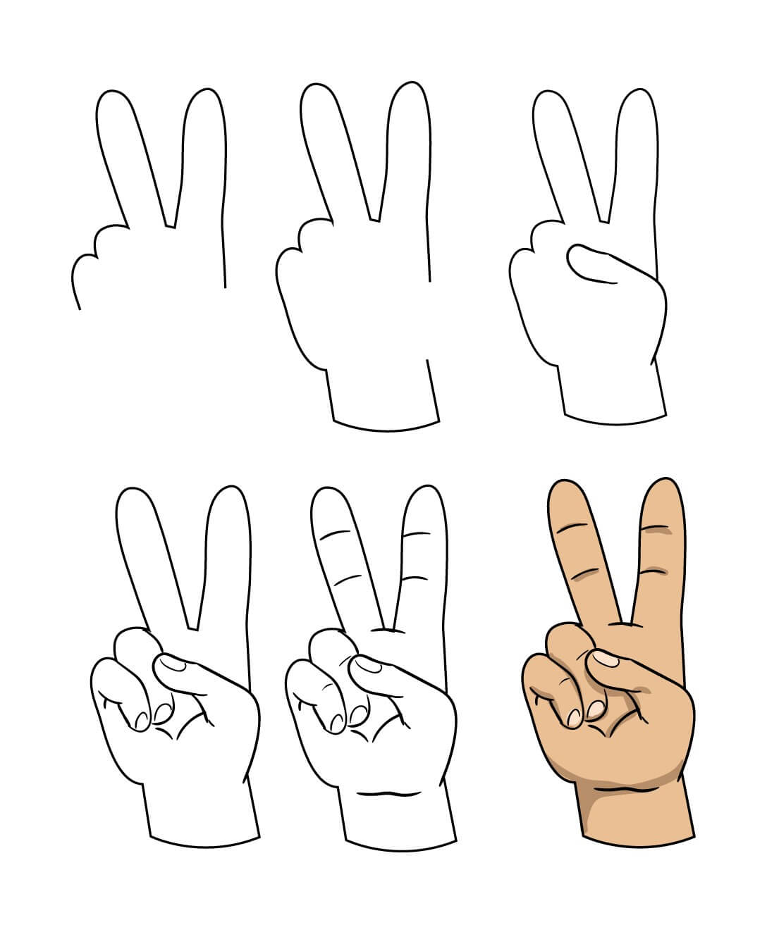 Peace Sign (2) Drawing Ideas